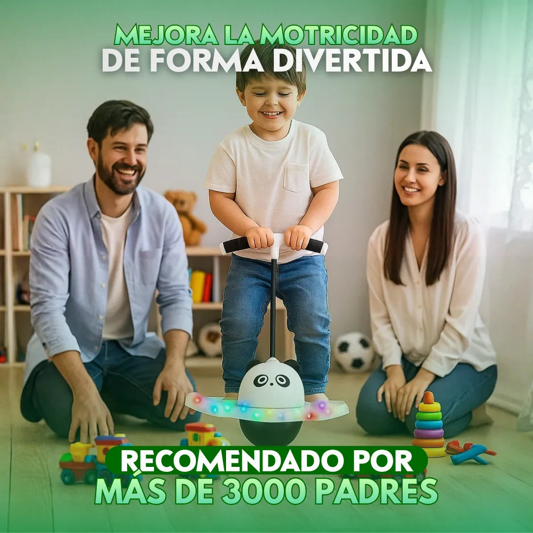 Panda Saltarín CON LUCES LED