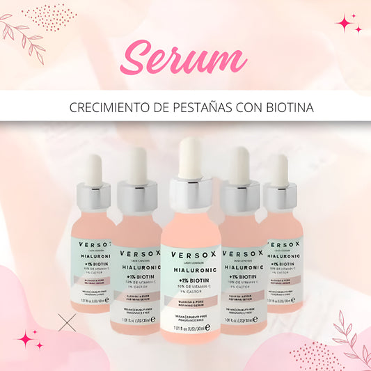 Serum para el Crecimiento de Pestañas con Biotina