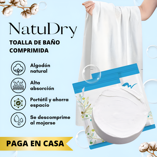 NatuDry Toalla de Baño Comprimida