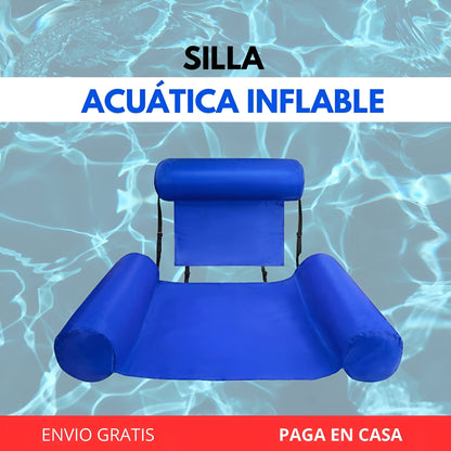 Silla acuática inflable