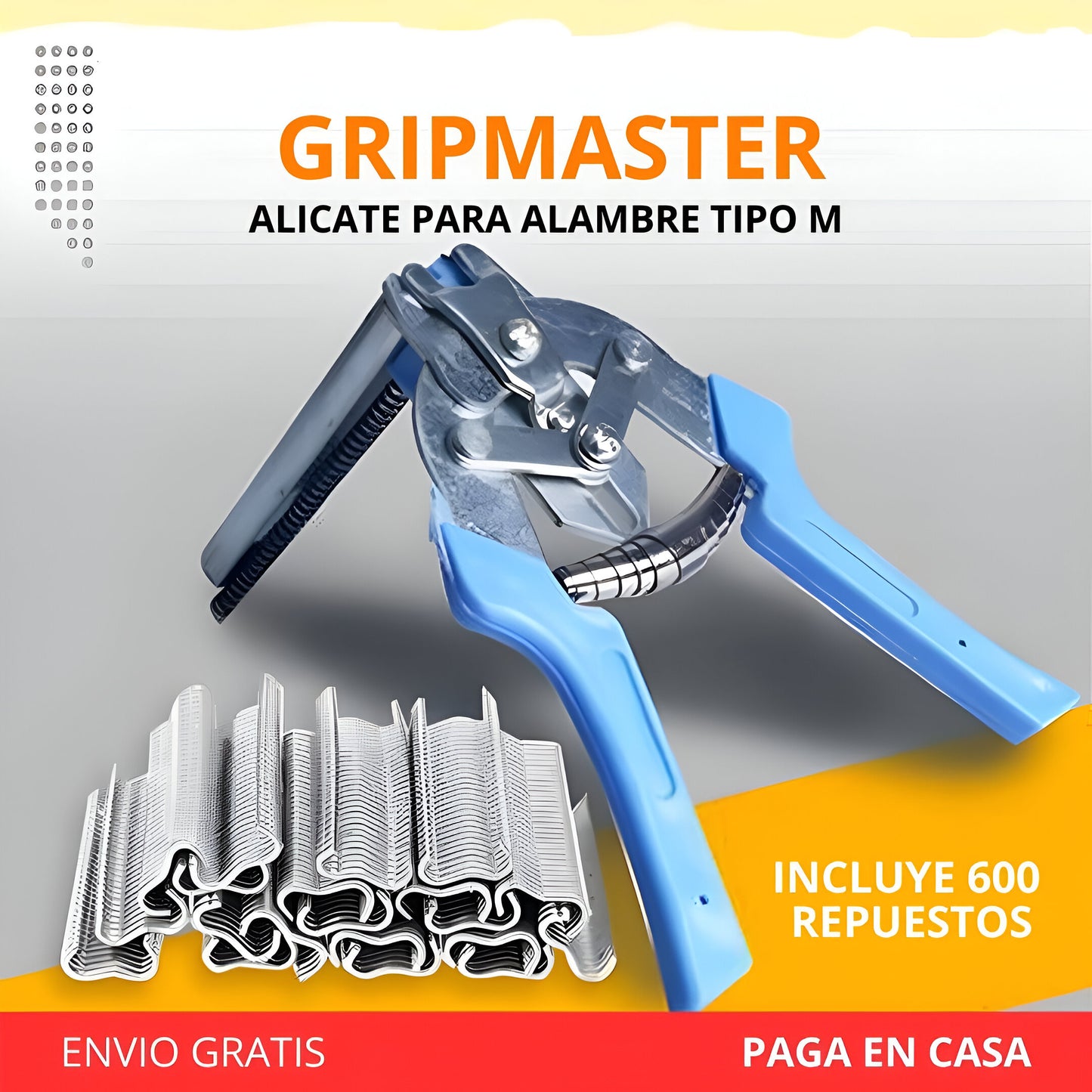 GripMaster Alicate para Alambre Tipo M