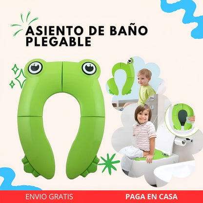 Asiento de baño plegable para niños