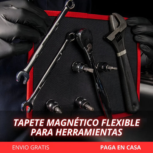 Tapete magnético flexible para herramientas