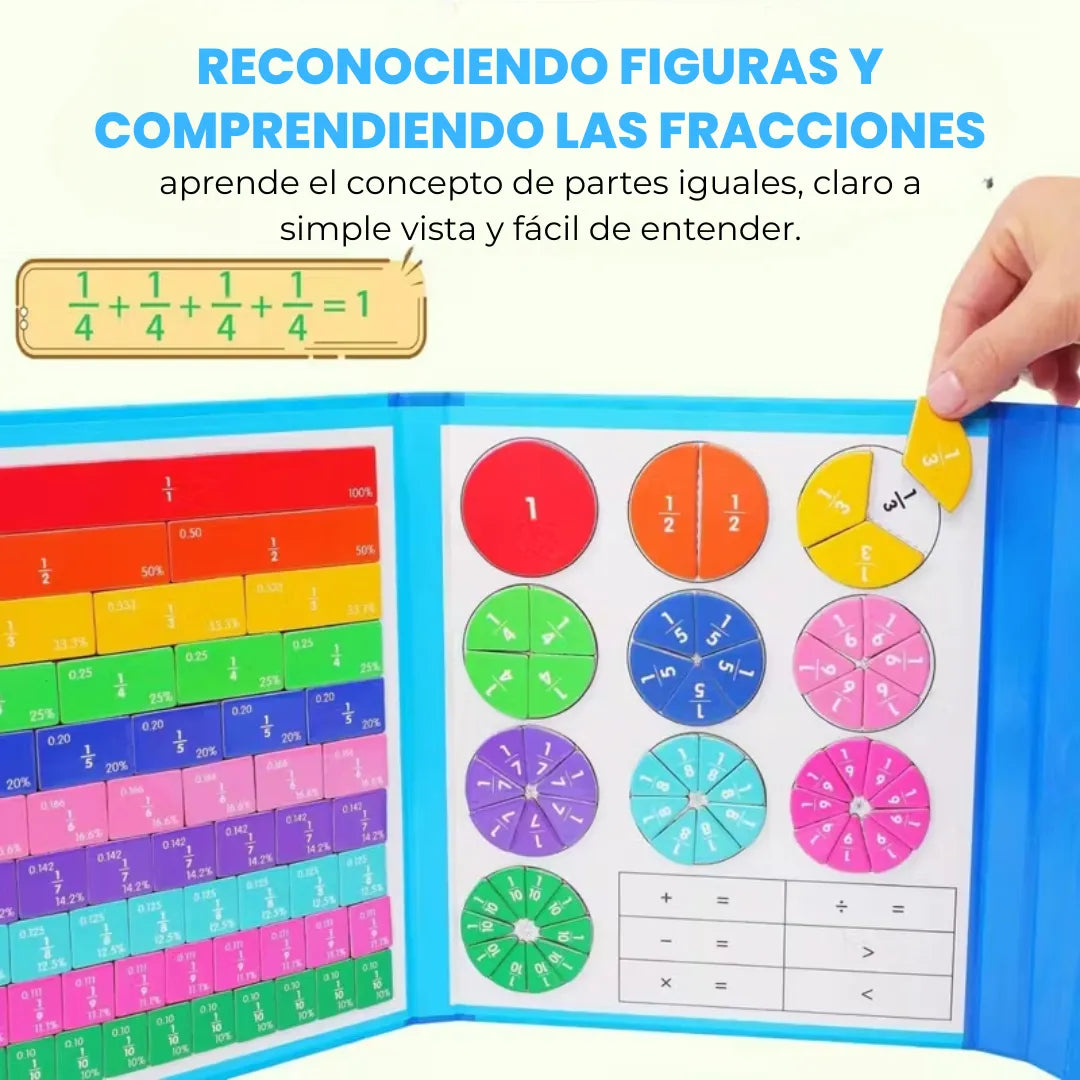 FractionLab™ Libro de fracciones magnéticas
