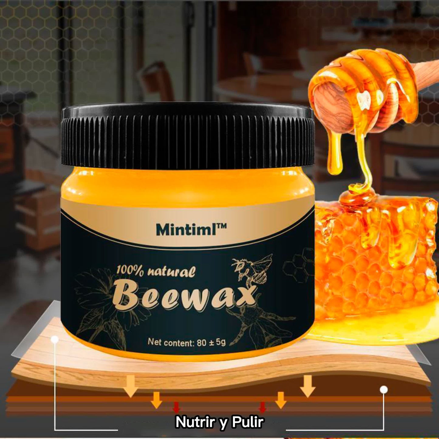 BEEWAX- Renovador de MUEBLES 100g