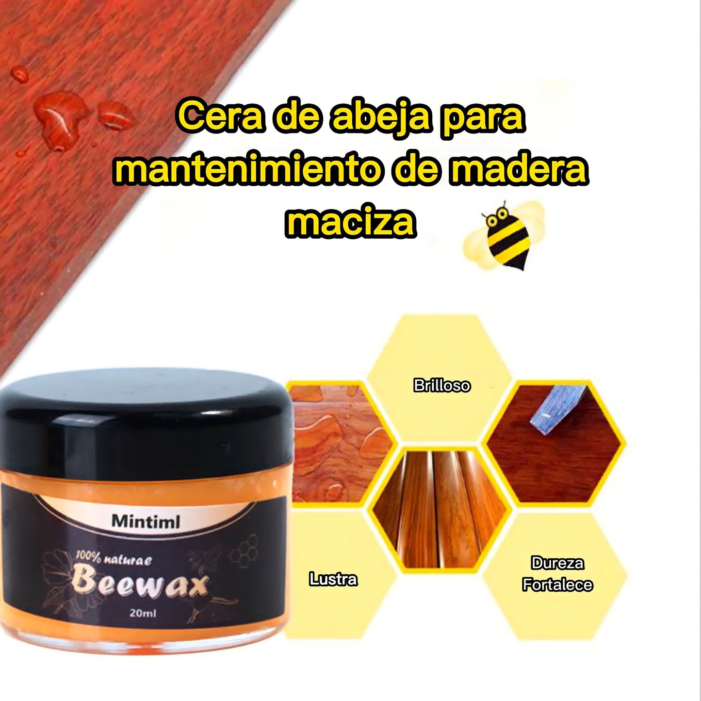 BEEWAX- Renovador de MUEBLES 100g